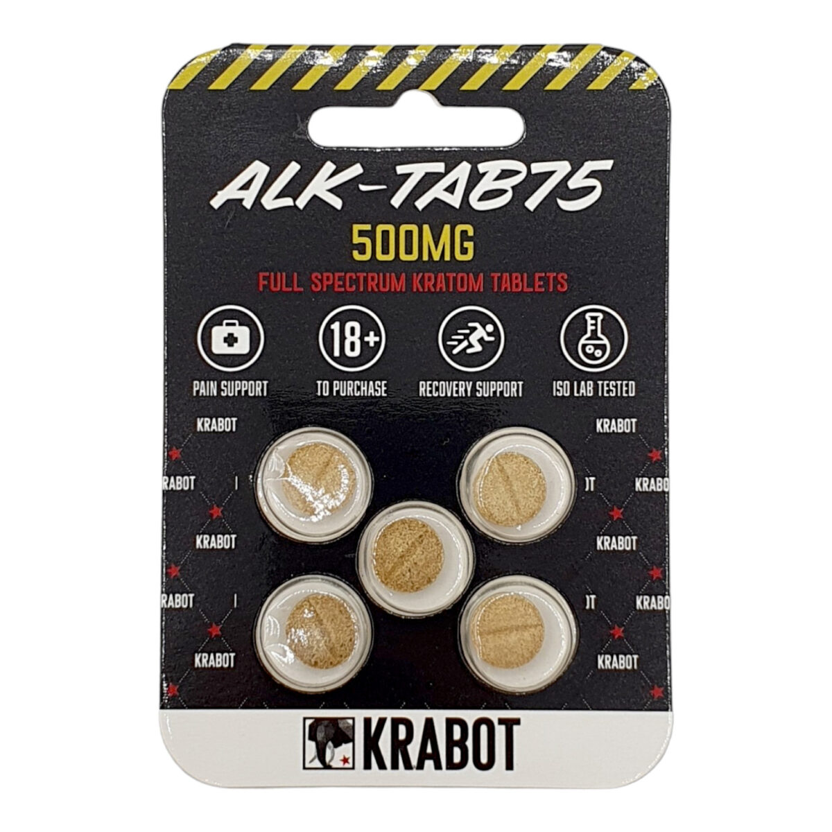 Krabot Alk-Tab40 325MG Kratom Tab - 5CT