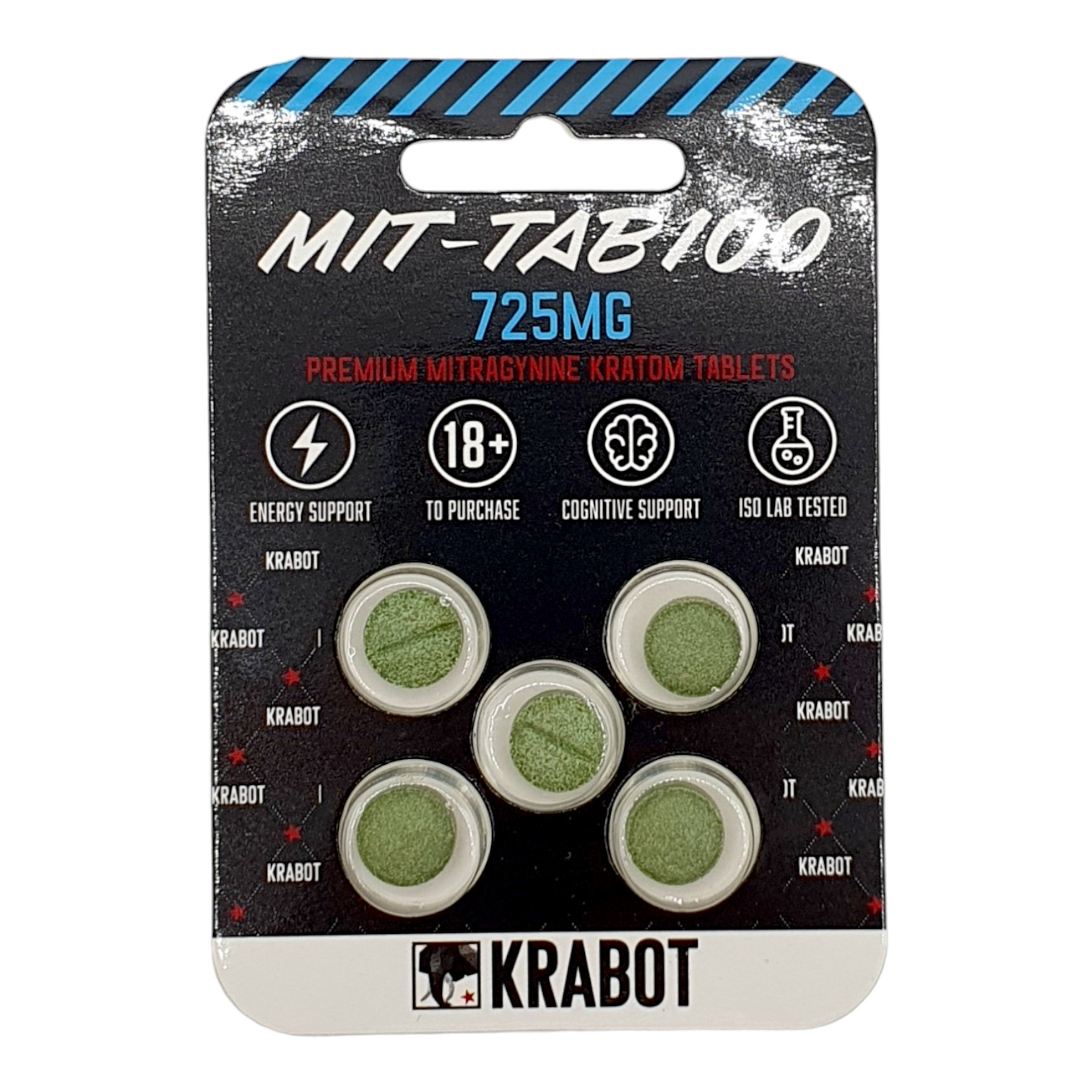 Krabot Mit-Tab100 725MG Kratom Tab - 5ct