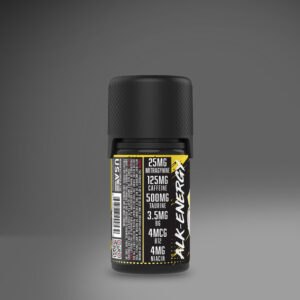 back of bottle of Krabot Alk Energy Pear Kratom Shot 35mg 30mL (var 2)