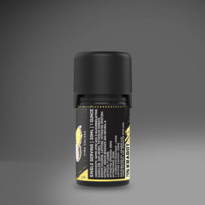 side of container of Krabot Alk Energy Pear Kratom Shot 35mg 30mL (var 1)