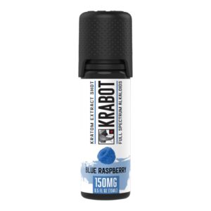 Krabot Blue Raspberry 150MG Kratom Shot