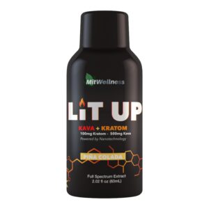 Lit Up Pina Colada Kava and Kratom Shot - 60ml