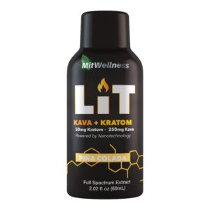 Lit Pina Colada Kava and Kratom Shot - 60ml