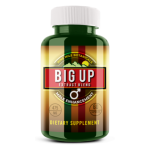 front of bottle of Nine Mile Botanicals Big Up Capsules