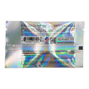 back of package of Alpha Max Male Enhancer Capsule (var 1)