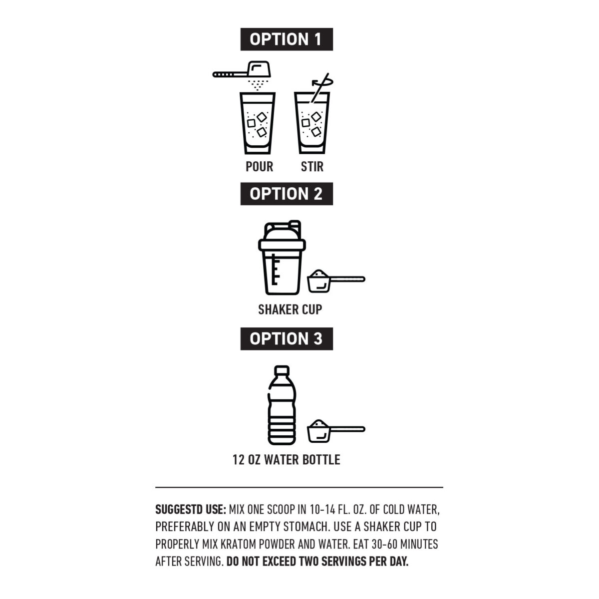 infographic for Krabot Cherry Ice Blended Leaf Powder 240g