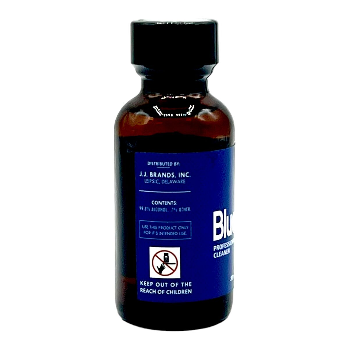 side of bottle of Blue Boy Cleaner - 1oz (30ml)
