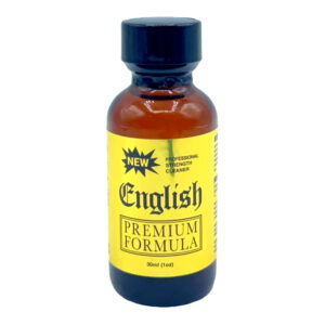 front of bottle of English Premium Formula Cleaner 30ml