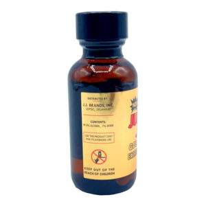 side of bottle of Jungle Juice Gold Label