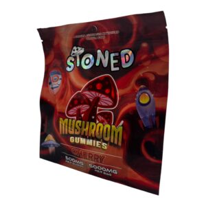 Stoned Peach Mushroom Gummies
