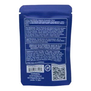 Wunder Kava Mushroom Gummies Blue Razz