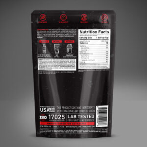 back of bag of NUTRASPEC White Maeng Da - Bomb Popsicle (120g)