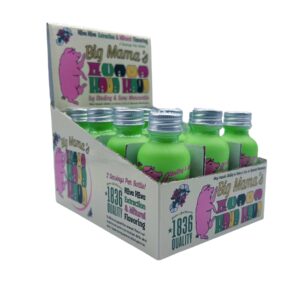 display case of Big Mama's Guava Kava Shot