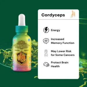 infographic for Royal Mushroom Cordyceps Mushroom Oil Tincture 60ml