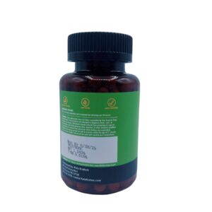side of bottle for Kats Botanical Digital Buddha Kratom Capsules