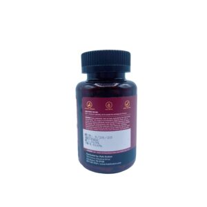 side of bottle for Kats Botanical Red Maeng Da Kratom Capsules
