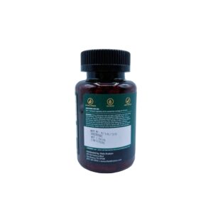 side of bottle for Kats Botanical Spacebird Kratom Capsules