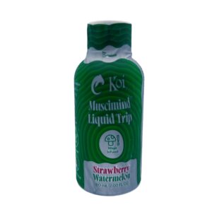 front of bottle of Koi Muscimind Liquid Trip Strawberry Watermelon - 60mL
