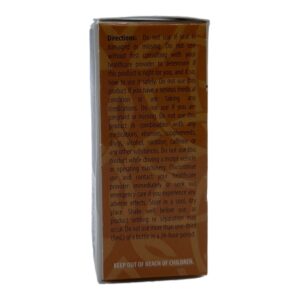 side of box of Lit Culture Kratom Shot Fireside Delight 80mg 60mL