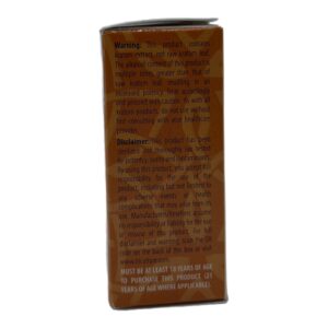 back of box of Lit Culture Kratom Shot Fireside Delight 80mg 60mL