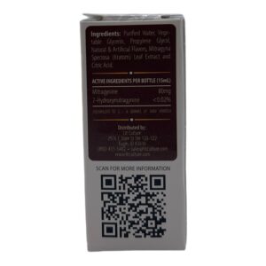 box of Lit Culture Kratom Shot Fireside Delight 80mg 60mL