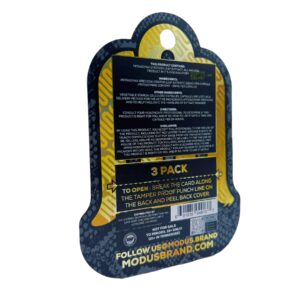 back of package of Modus Kratom Gold FLO - Malay Caps (var 2)