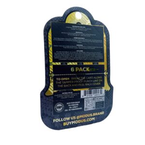 back of package of Modus Kratom Gold FLO - Malay Caps