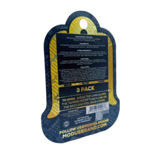 back of package of Modus Kratom Gold MELLO - Indo Caps