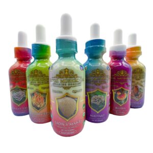 multiple bottles of Royal Mushroom Turkey Tail Mushroom Oil Tincture 60ml