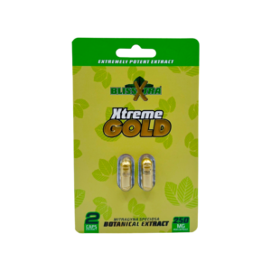 Bliss Xtra Kratom Xtreme Gold 250MG Capsule