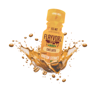 Flayvorz Kratom Shot Cafe Latte Energy 155 MIT