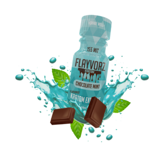 Flayvorz Kratom Shot Chocolate Mint 155 MIT