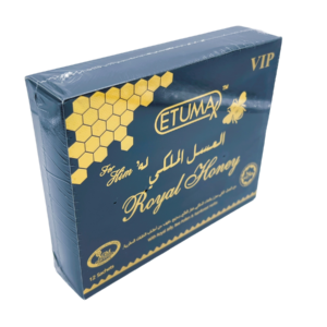 front of box of Etumax Royal Honey vip