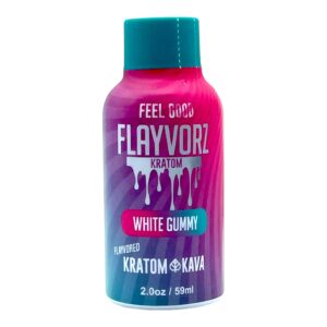 Flayvorz Kratom Kava White Gummy Shot