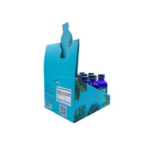 back of display box of Free Life Kava Kratom Tonic 55mL