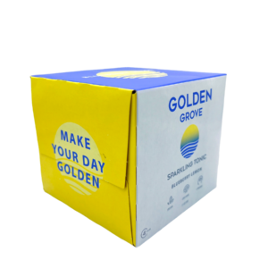 display box of Golden Grove Kratom Tonic Blueberry Lemon