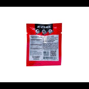 back of package of K-Fuel Kratom Mushroom Gummies Lemon Lime