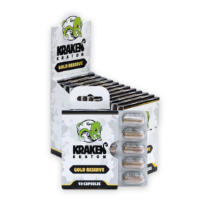 Kraken Kratom Kraken Kratom Gold Reserve Capsules