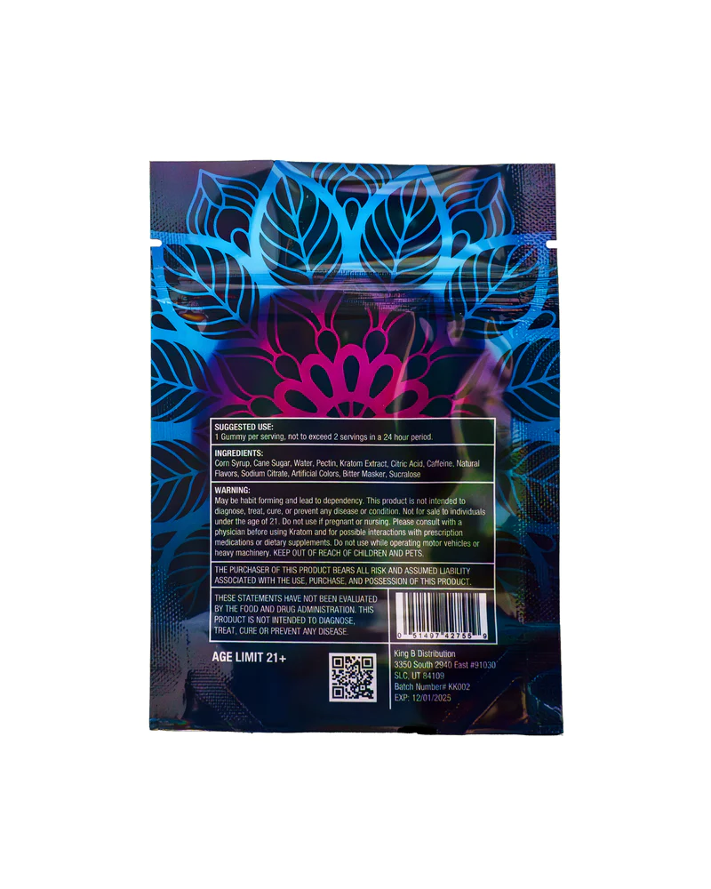 Kratom Kube Mixed Berry Gummies