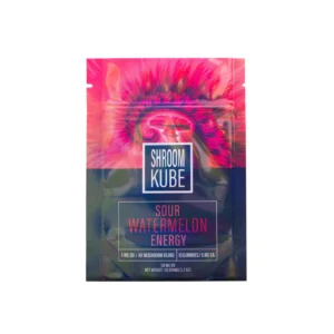 Shroom Kube Sour Watermelon Mushroom Gummies