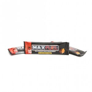 three packets of MaxFuel Wild Cherry Honey