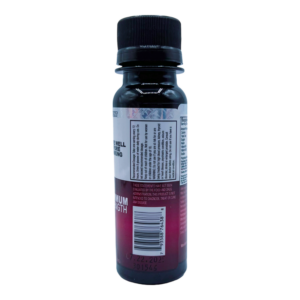 side of bottle of MaxFuel Shooter - 89mL - Wild Berry (var 1)