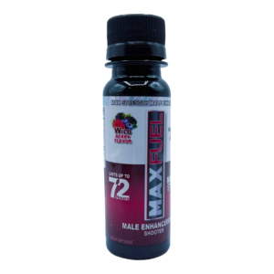 front of bottle of MaxFuel Shooter - 89mL - Wild Berry