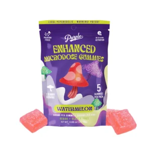Purple Mushroom Gummies Watermelon