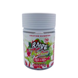 Rave Kratom Kanna Cherry Limeade Gummies