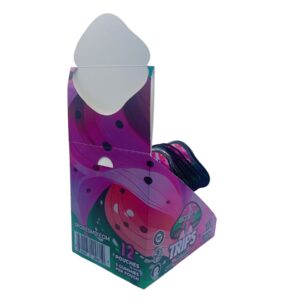 back of display box for Spores MD Nootropics Mellow Mellon Gummies