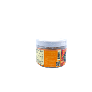 side of container of Super Speciosa Bold Gummies Mango