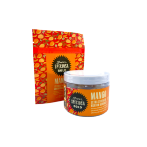 packet and capsule of Super Speciosa Bold Gummies Mango