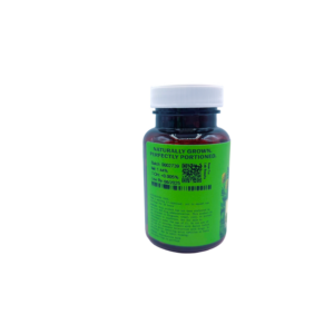 back of bottle of Super Speciosa Kratom Capsules Green Maeng Da (var 1)