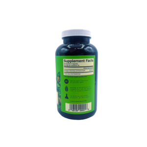 supplement label on container of Super Speciosa Kratom Capsules Green Maeng Da